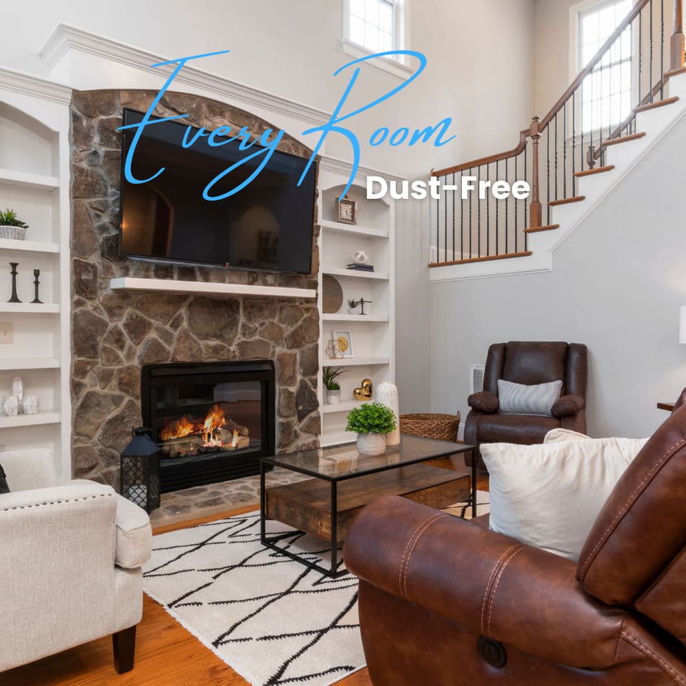 Living Room Deep Cleaning and Dust Removal image