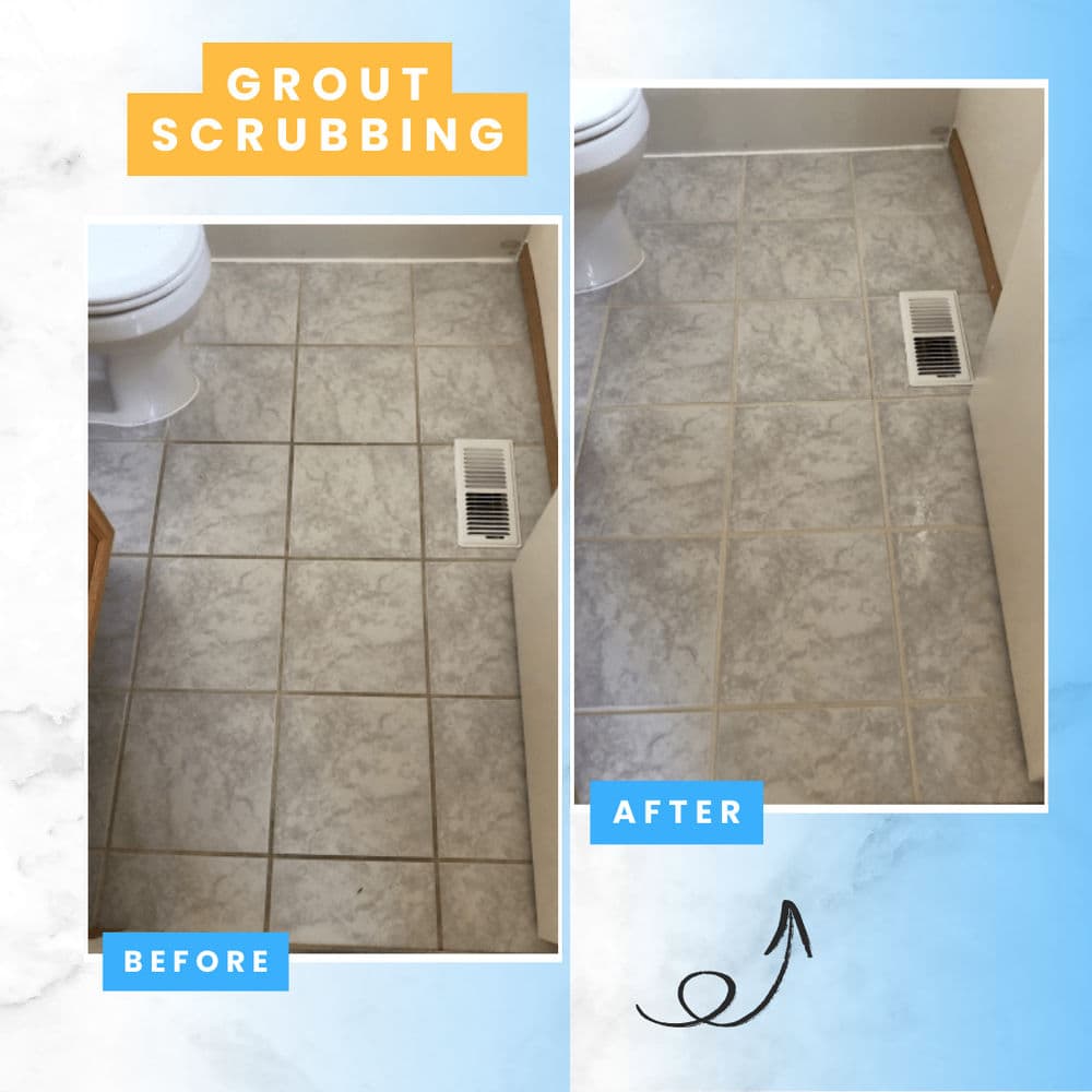 Project Grout Cleaning for a Bathroom Floor image