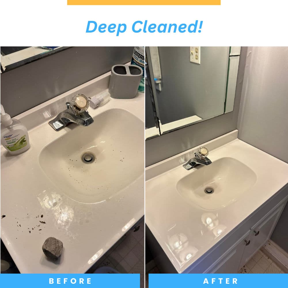 Project Bathroom Vanity Deep Cleaning image